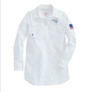 Vineyard Vines Harbor Shirt Flag Patch Coverup